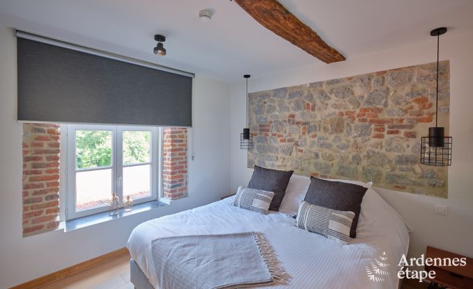 Comfortabele vakantiewoning voor 10 personen in Villers-en-Fagne met sauna en houtkachel