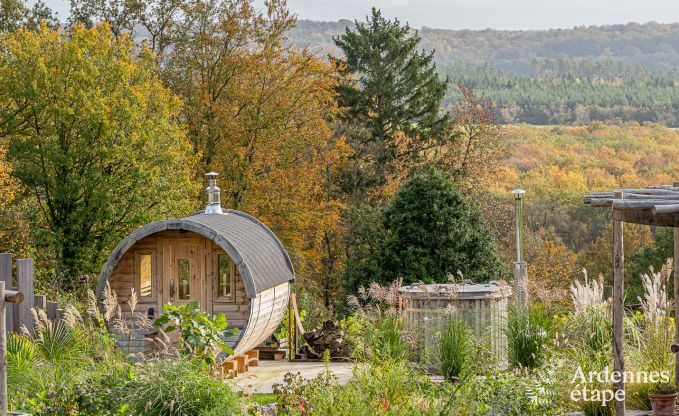 Onvergetelijk verblijf in Villers-en-Fagne: Vakantiehuis met sauna, jacuzzi en adembenemend uitzicht in de Ardennen.