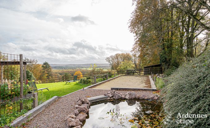 Onvergetelijk verblijf in Villers-en-Fagne: Vakantiehuis met sauna, jacuzzi en adembenemend uitzicht in de Ardennen.