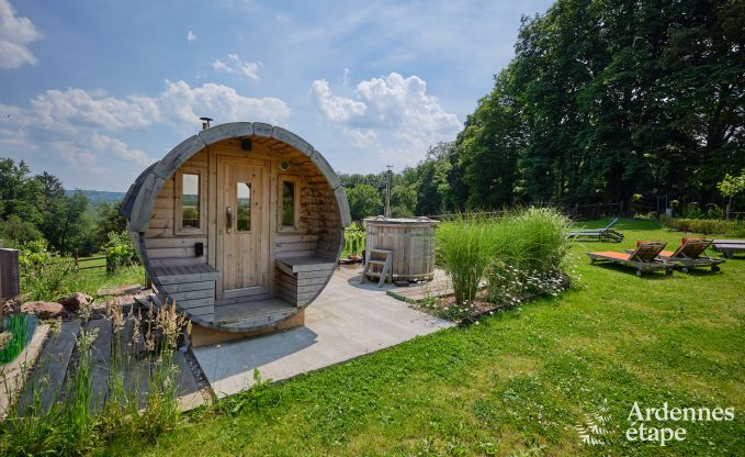 Comfortabele vakantiewoning voor 10 personen in Villers-en-Fagne met sauna en houtkachel