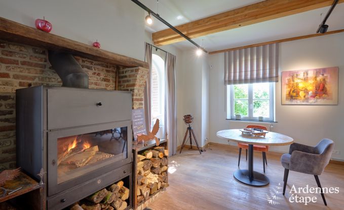 Comfortabele vakantiewoning voor 10 personen in Villers-en-Fagne met sauna en houtkachel